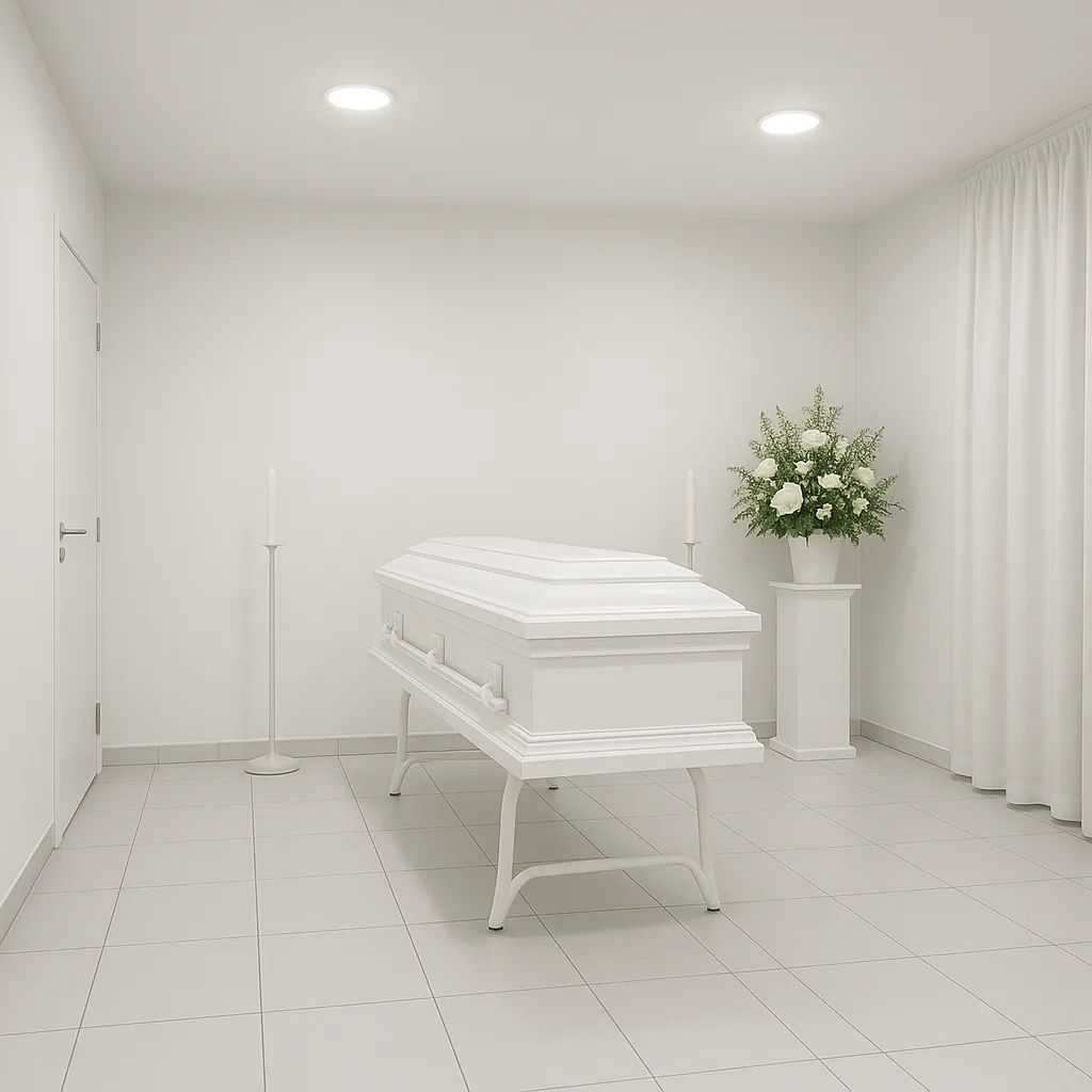 Après — Chambre funéraire — remise en état sanitaire